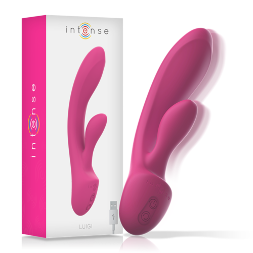 Vibrator INTENSE HIGH TECH Luigi mit doppelter Stimulation