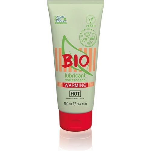 HOT BIO Gleitmittel 100ml mit Wärmeeffekt für Intimität