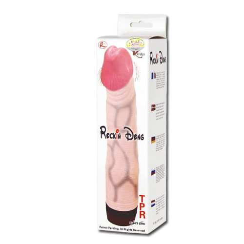 Vibrator BAILE Rockin Dong - Realistischer Dildo mit Vibration