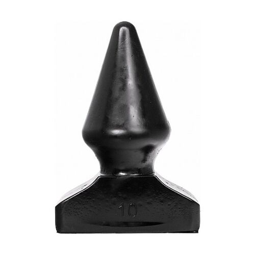 Buttplug Anal ALL BLACK 20,5 CM – Konische Form für Genuss