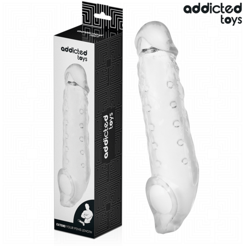 Penis Hülle ADDICTED TOYS Transparent Größe S 23 cm