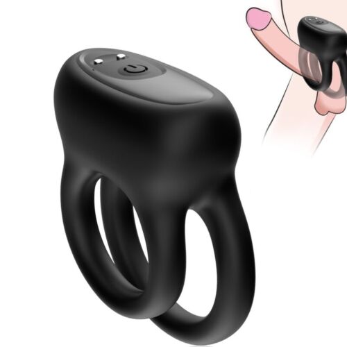 Vibrationsring ARMONY FOR HIM Double Ring mit 9 Modis