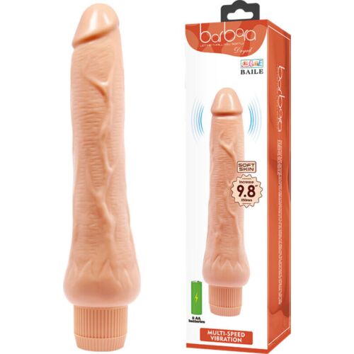 Vibrator BAILE BÁRBARA 25 CM mit texturiertem Schaft