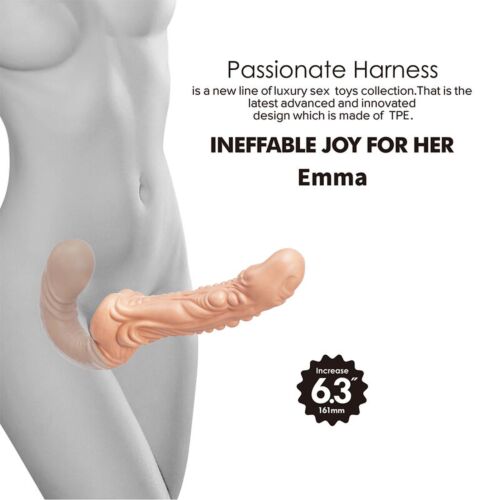 Doppelpenis BAILE EMMA Texturiert für intensives Erlebnis