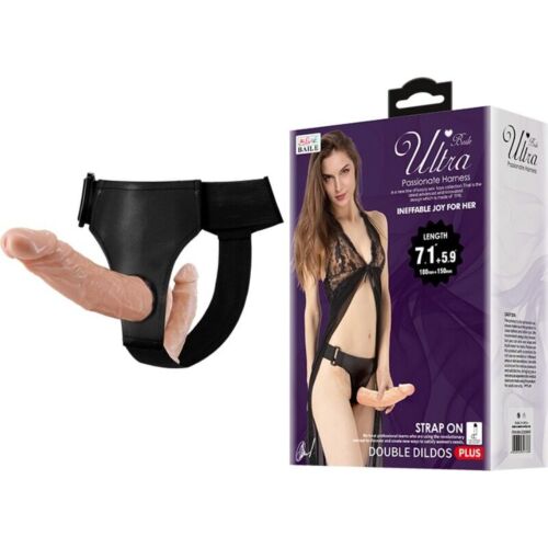 Doppeldildo BAILE - ULTRA PASSIONATE MIT HARNESS