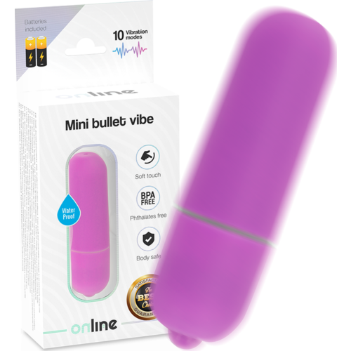 Mini Vibrator ONLINE Mini Bala mit 10 Vibrationsmustern