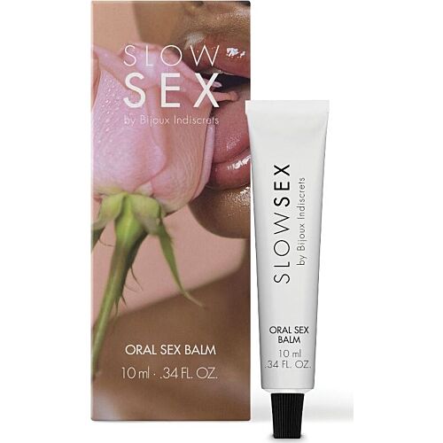 SLOW SEX Balsam von BIJOUX für Oralsex mit Kokosgeschmack