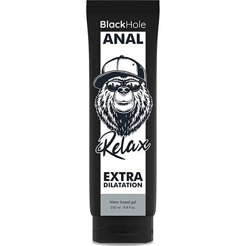 Anal Gleitmittel BLACK HOLE 250 ml mit entspannendem Effekt