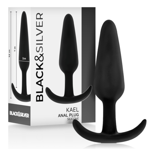 Anal Plug BLACK&SILVER KAEL für Anfänger und Experten
