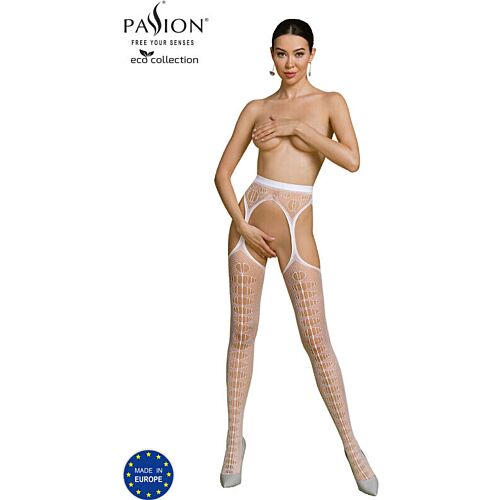 Body mit Strumpfhalter PASSION Eco Collection S008