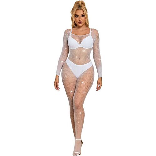 Bodystocking SUBBLIME mit Diamanten und langen Ärmeln