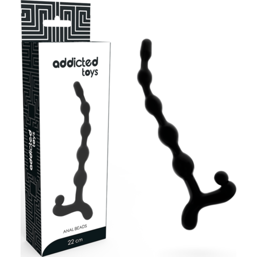 Analperlenkette ADDICTED TOYS 22 cm mit Einstieg für Anfänger