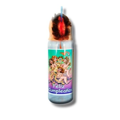 Flasche DIABLO PICANTE Lippenform für Feiern und Events