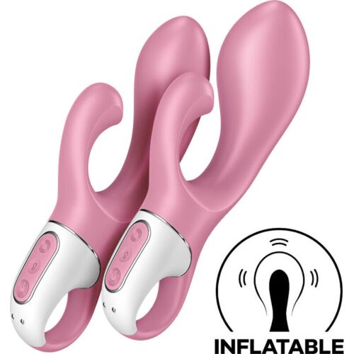Rabbit Vibrator SATISFYER Air Pump Bunny 2 mit aufblasbarem Körper
