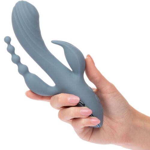 Vibrator Rabbit CALEXOTICS Triple Éxtasis mit 3 Geschwindigkeiten
