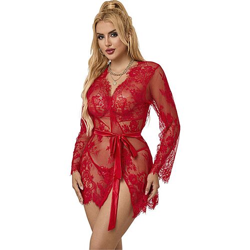 Lingerie Set SUBBLIME - Spitzen-Nachtwäsche und Tanga