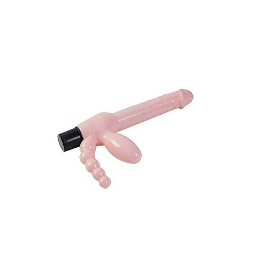 Harness BAILE 25.4 cm mit Vibration und analer Stimulation