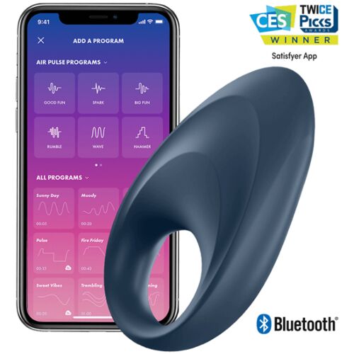 Vibrator SATISFYER MIGHTY ONE RING mit App-Funktionalität