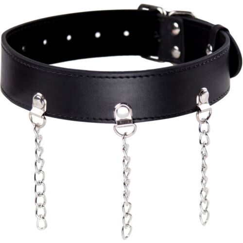 Bondage Collar OHMAMA FETISH mit anpassbaren Ringen