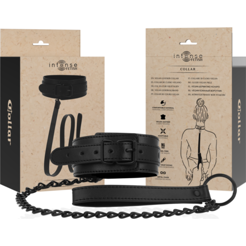 BDSM Halsband INTENSE FETISH Vegan Leder Provokant