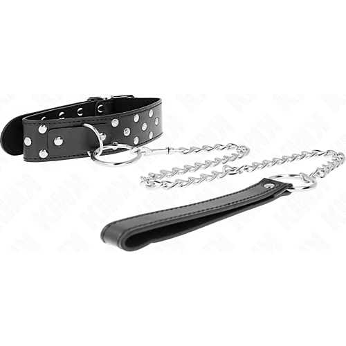 KINK Halsband mit Leine 65 cm – Eleganz und Kontrolle