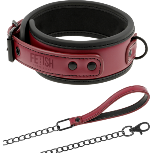 Bondage Collar FETISH SUBMISSIVE DARK ROOM mit Kette