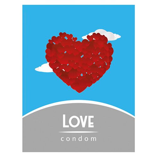 Kondom Dildos Assorted LOVE – einzelnverpackt