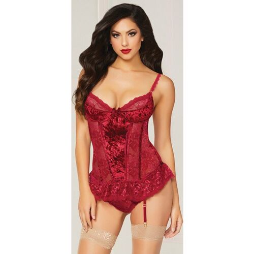 Bustier-Set mit herzförmigem Ausschnitt und Tanga