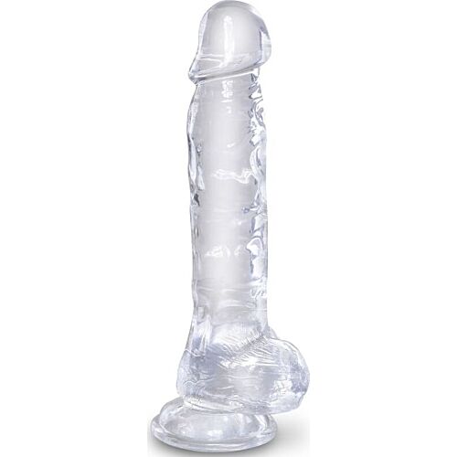 Realistischer Dildo KING COCK Clear 16,5 cm