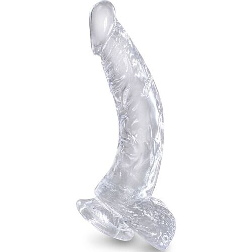 Realistischer Dildo KING COCK Clear 16,5 cm