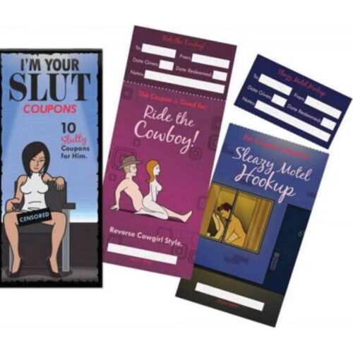 Juegos de pareja KHEPER GAMES IM YOUR SLUT COUPONS con 10 Gutscheine