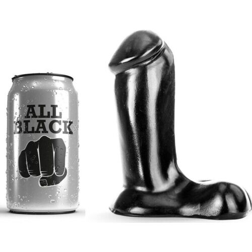 Dildo All Black 14 cm - Realistisch für Einsteiger