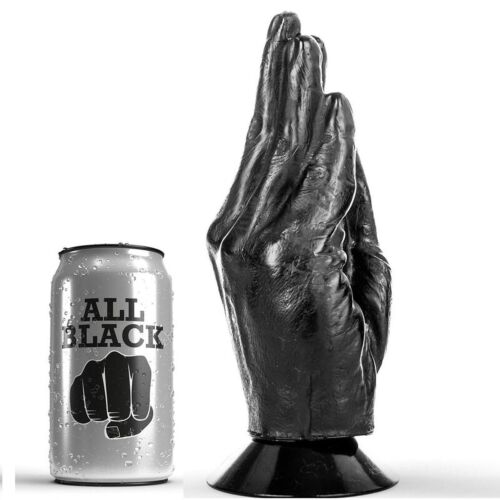 Dildo Fisting von ALL BLACK - 21 CM ergonomisch