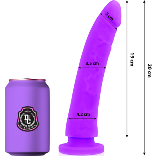 Dildo DELTACLUB 20 cm aus medizinischem Silikon