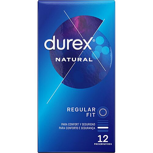 Kondome DUREX NATURAL PLUS mit easy on Form