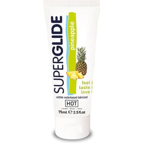 Lubrikant HOT Superglide Ananas – 100% essbar und fruchtig