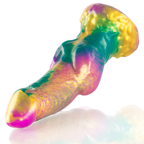 EPIC Iris Dildo mit Regenbogen-Hoden