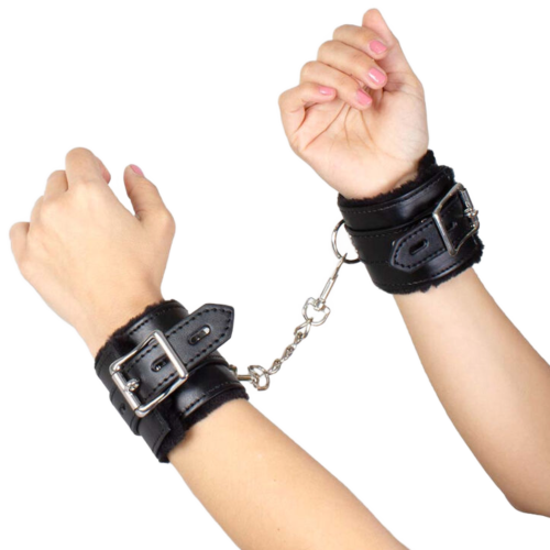BDSM Handschellen Secretplay - Gepolsterte Schwarz für bequemes Bondage