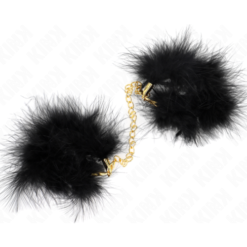 Handschellen KINK mit Feder und Goldkette Modell 2