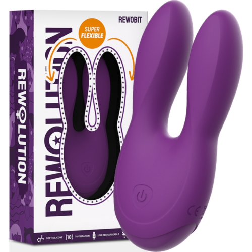 Vibrador Lay-on REWOLUTION REWOBIT mit flexiblen Spitzen