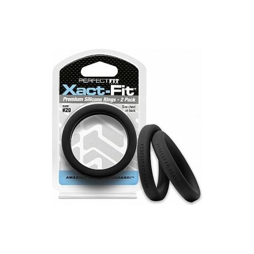Pack Xact-fit: Perfekte Passform Ringe (Schwarz)