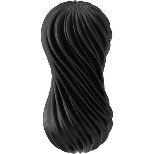 Masturbator Tenga Flex Black mit spiralförmiger Stimulation