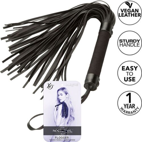 BDSM Spielzeug CALEXOTICS Nocturnal Flogger mit weichen Quasten