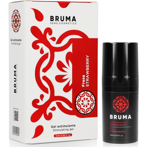 Intensivierungs-Gel BRUMA Erdbeergeschmack 15 ml – Steigerung des Vergnügens