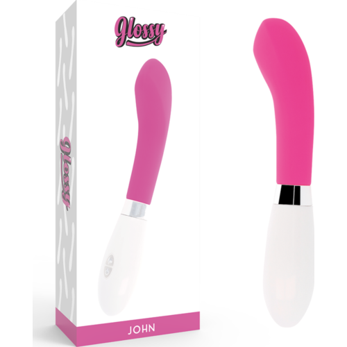 Vibrador GLOSSY John mit natürlicher Kurvenform