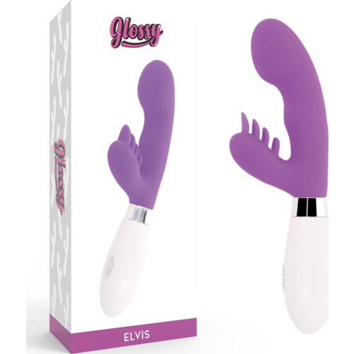 Vibrator GLOSSY Rabbit Elvis mit 10 Funktionen