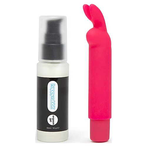 Vibrationsbullet Lovehoney Happy Rabbit Orgasm Kit mit Gel