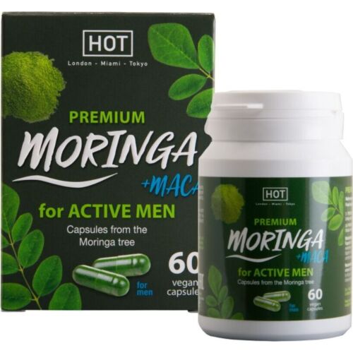 Kapseln für Männer HOT Moringa Man - Unterstützung der Vitalität
