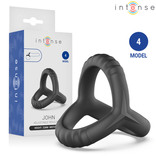 INTENSE - Einstellbarer Triple Penisring Modell 4 für Männer