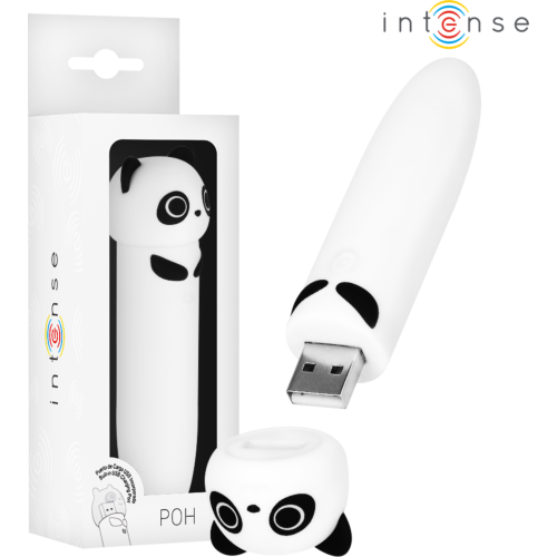 INTENSE Poh - Vibrationsbulle in Panda-Form mit USB Ladefunktion